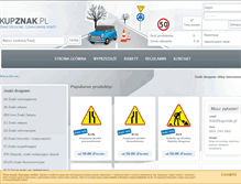 Tablet Screenshot of kupznak.pl